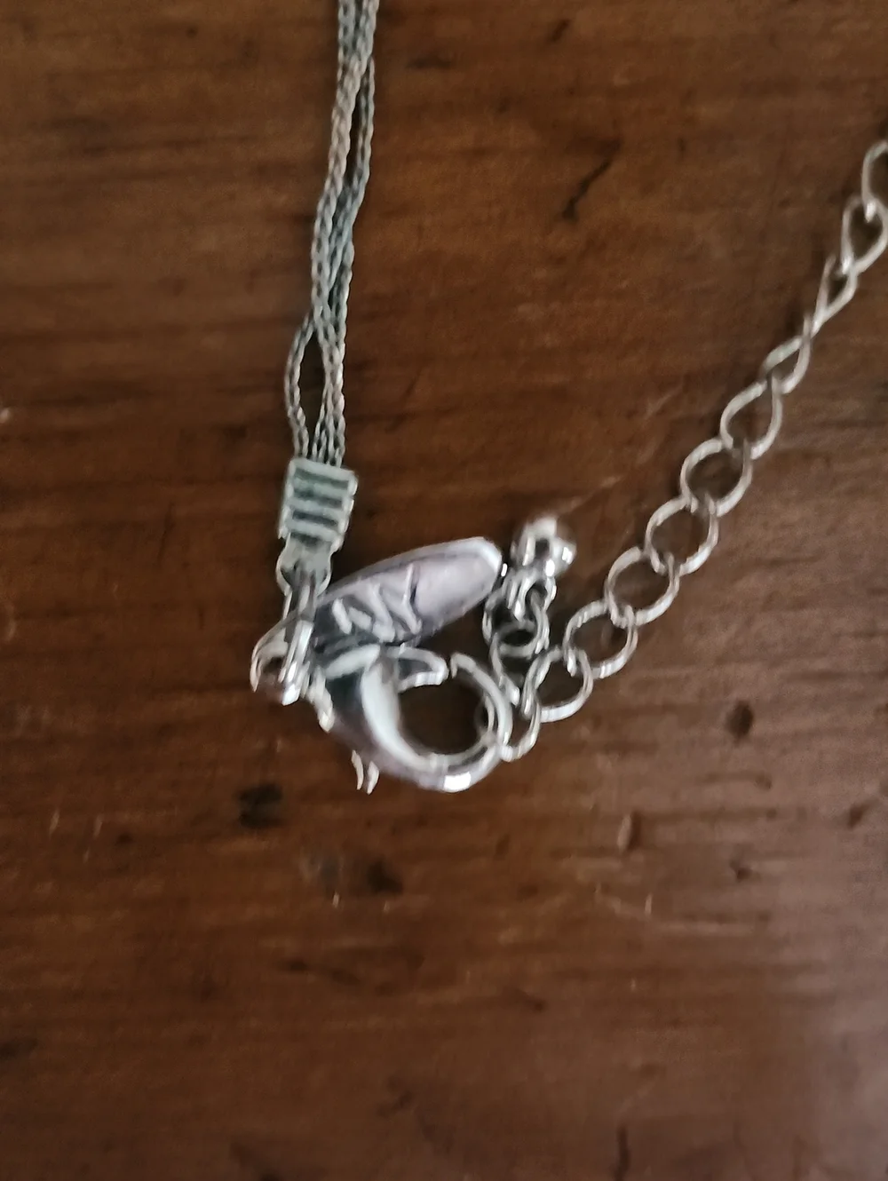Multi-Strand Beige Stone & Silver Bead Necklace - NY Collection